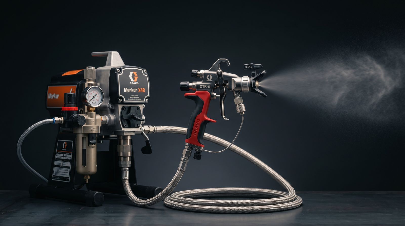 Pistolet et Pompe de peinture